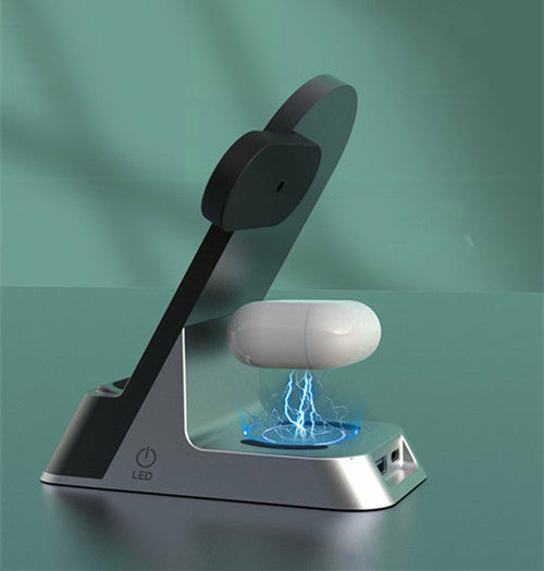 Multifunctional Wireless Charging Stand with Alarm Clock