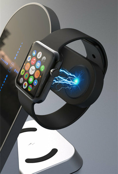 Multifunctional Wireless Charging Stand with Alarm Clock