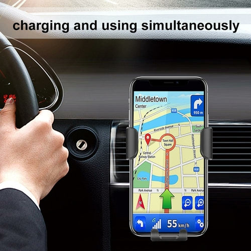 Universal Wireless Charger with Car Mount Phone Holder