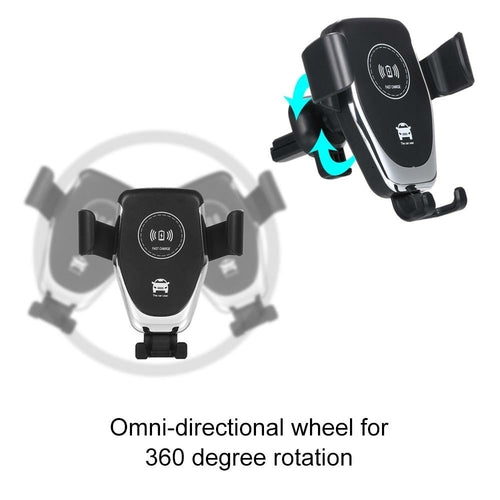 Universal Wireless Charger with Car Mount Phone Holder