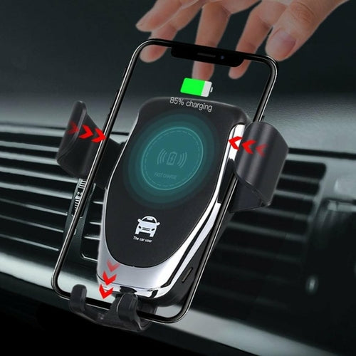 Universal Wireless Charger with Car Mount Phone Holder